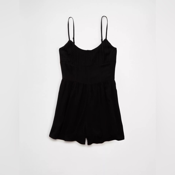AE Ruched Bodice Corset Romper - Picture 3 of 4